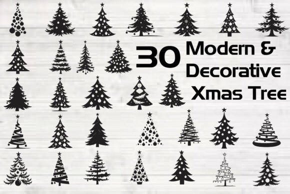 Download Modern &amp; Decorative Xmas Tree - Decorative xmas Collection