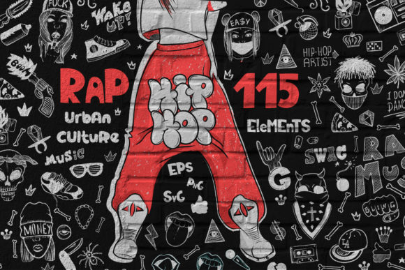 Download Hip-hop  - Musical Rap Elements - Music Collection