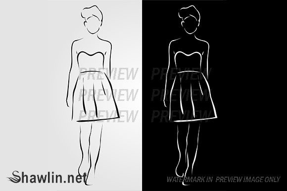 Download Girl Posing in Fashionable Outfit - Premium Bundle