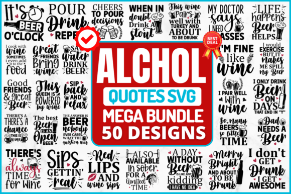 Download Alcohol Quotes SVG Bundle - Quotes Collection